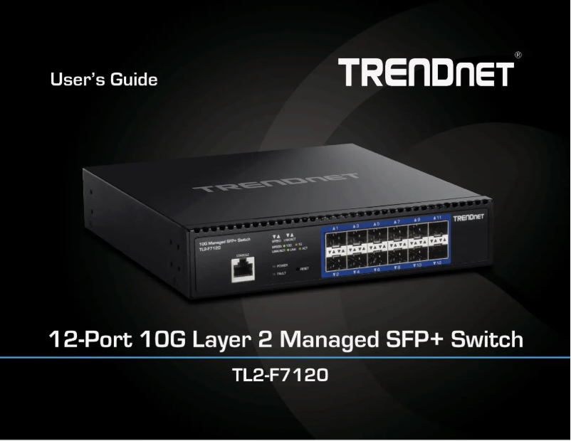 Image de la première page du manuel de l'appareil TL2-F7120