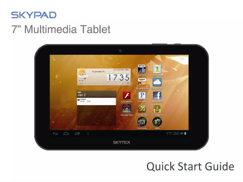 Page n°1 - Manuel utilisateur Skytex Skypad 723