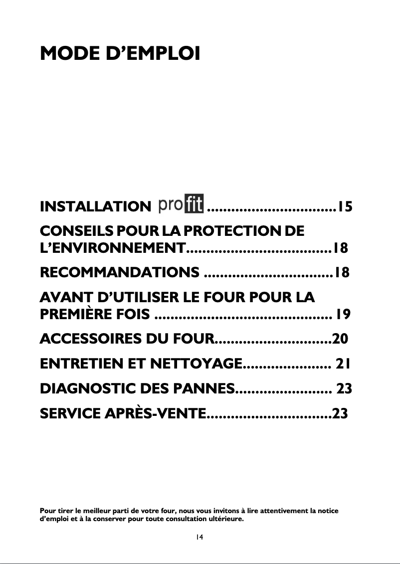 Página 1 del manual Manual de usuario Whirlpool AKP 237/IX/05