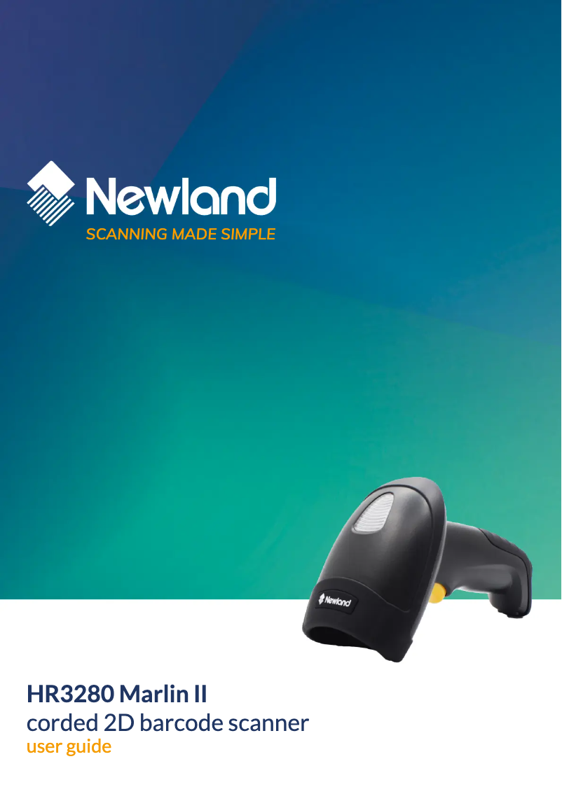 Página 1 del manual Manual de usuario Newland HR3280 Marlin II