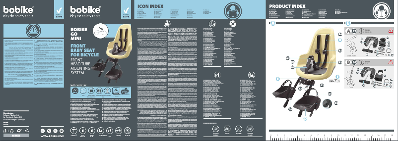Page 1 de la notice Manuel utilisateur Bobike GO mini