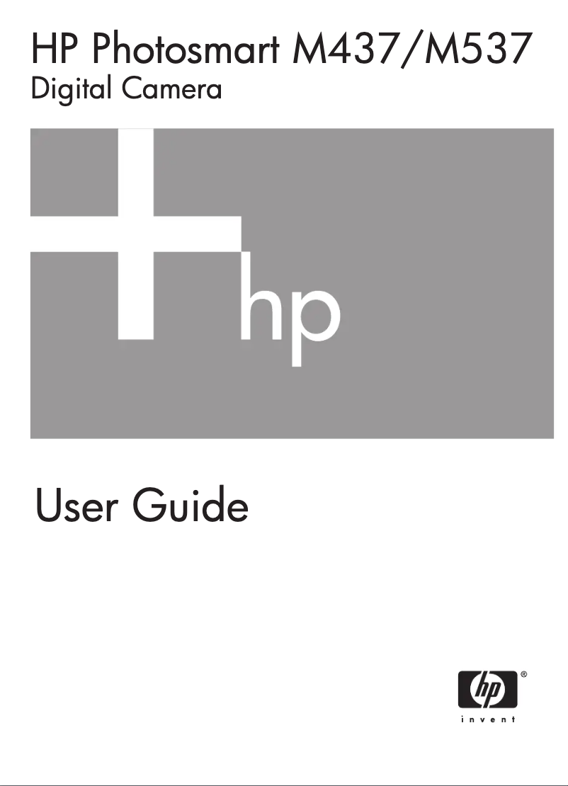 Page 1 de la notice Manuel utilisateur HP PhotoSmart M437