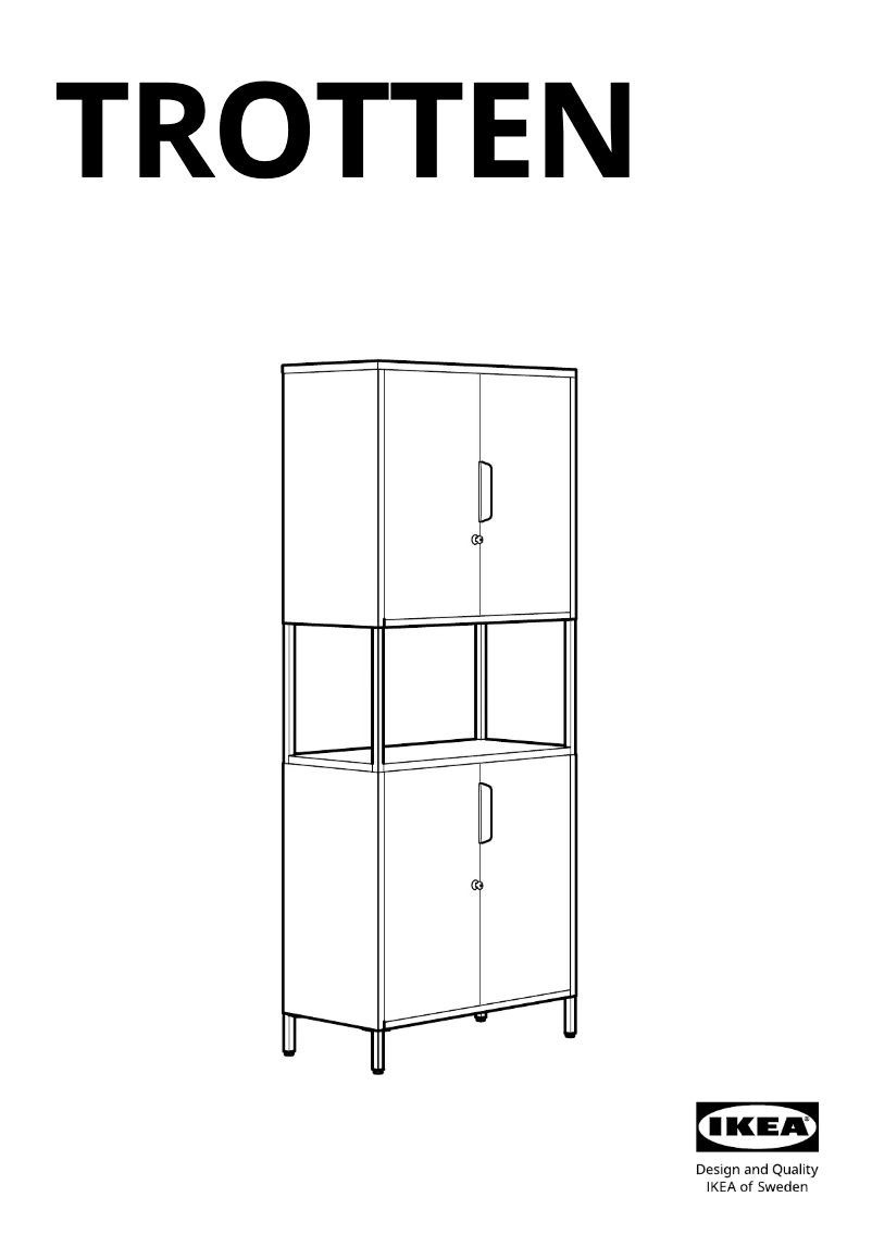 Image de la première page du manuel de l'appareil TROTTEN 304.747.66