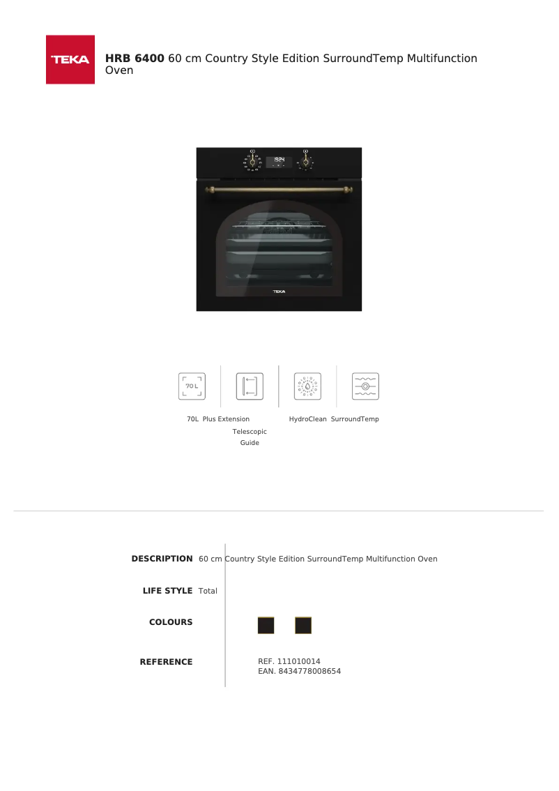 Image de la première page du manuel de l'appareil HRB 6400 AT