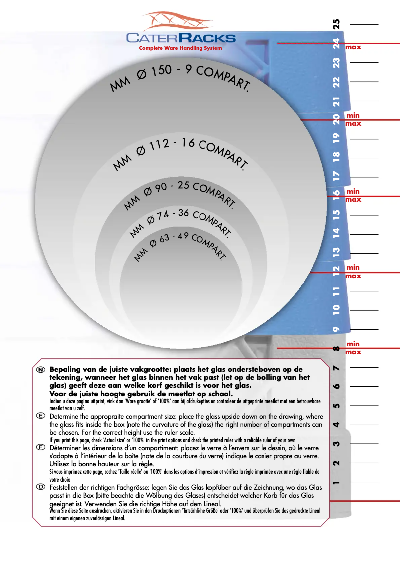 Page n°1 - Manuel utilisateur CaterRacks CR3614
