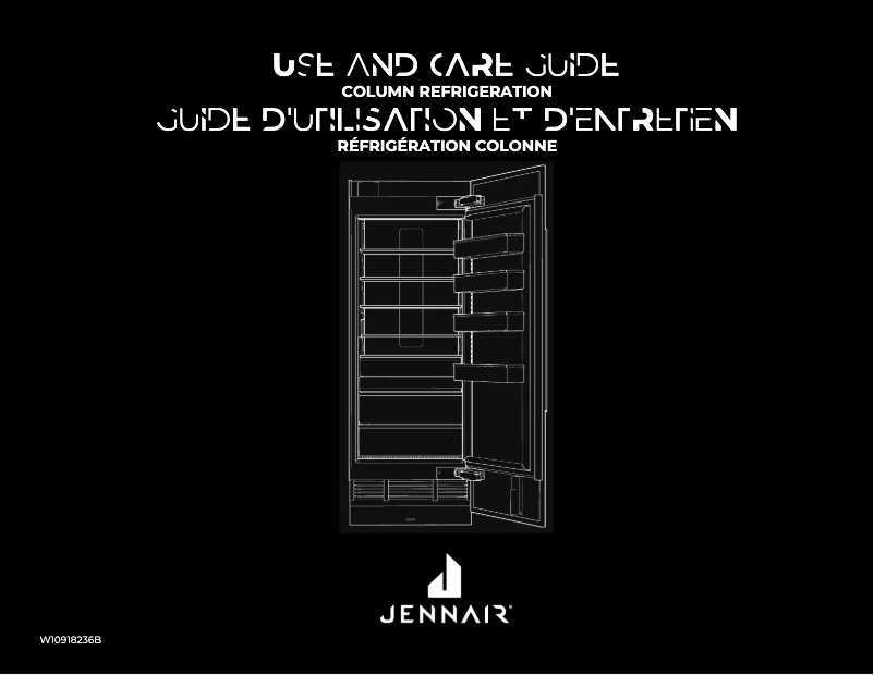 Page 1 de la notice Manuel utilisateur Jenn-Air JBRFL24IGX