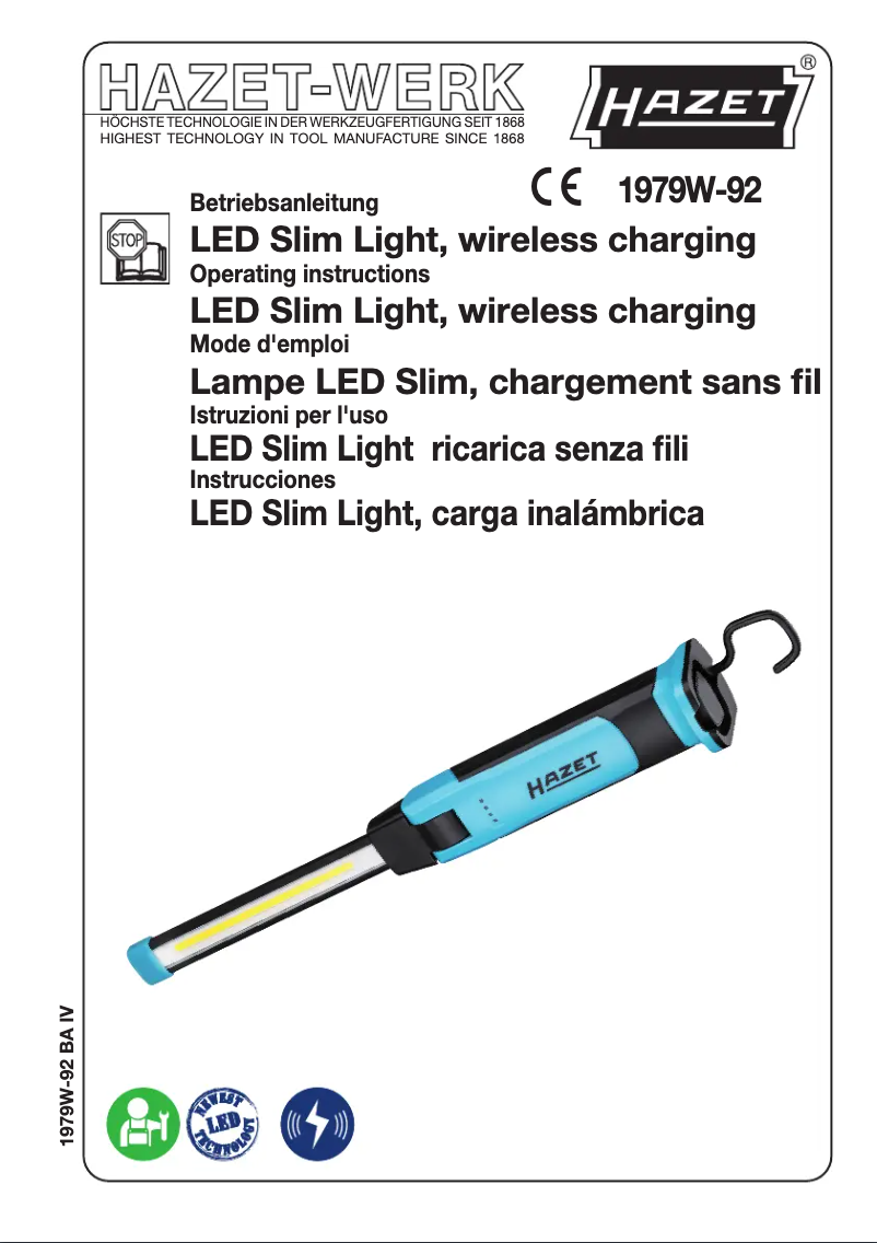 Página 1 del manual Manual de usuario Hazet 1979W-92