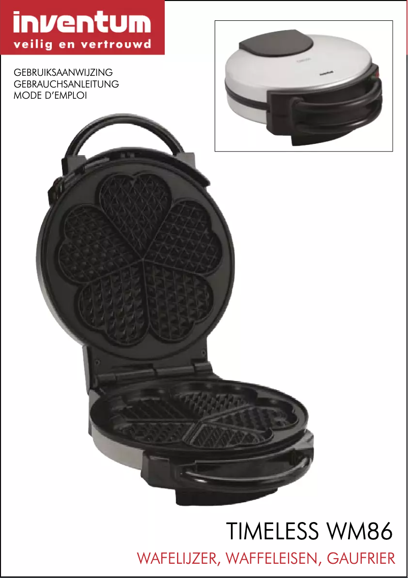 Page 1 de la notice Manuel utilisateur Inventum WM86