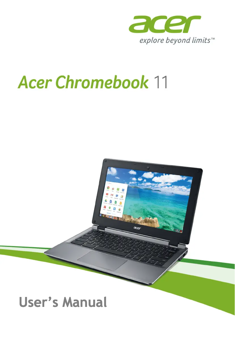 Image de la première page du manuel de l'appareil Chromebook 11