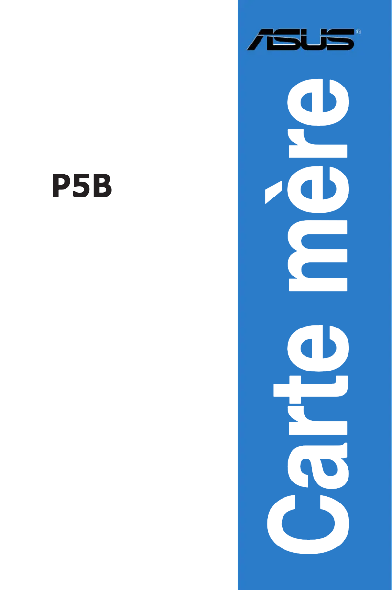 Page 1 de la notice Manuel utilisateur Asus P5B