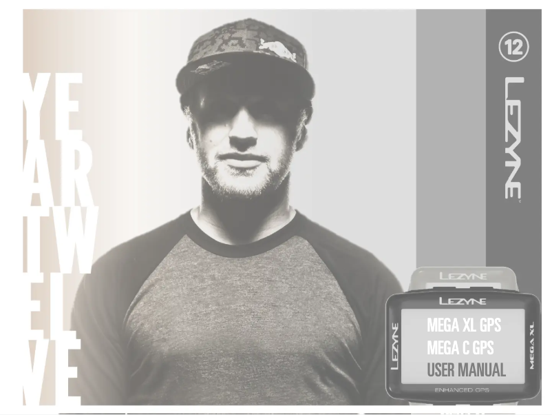 Page 1 de la notice Manuel utilisateur Lezyne Mega XL GPS