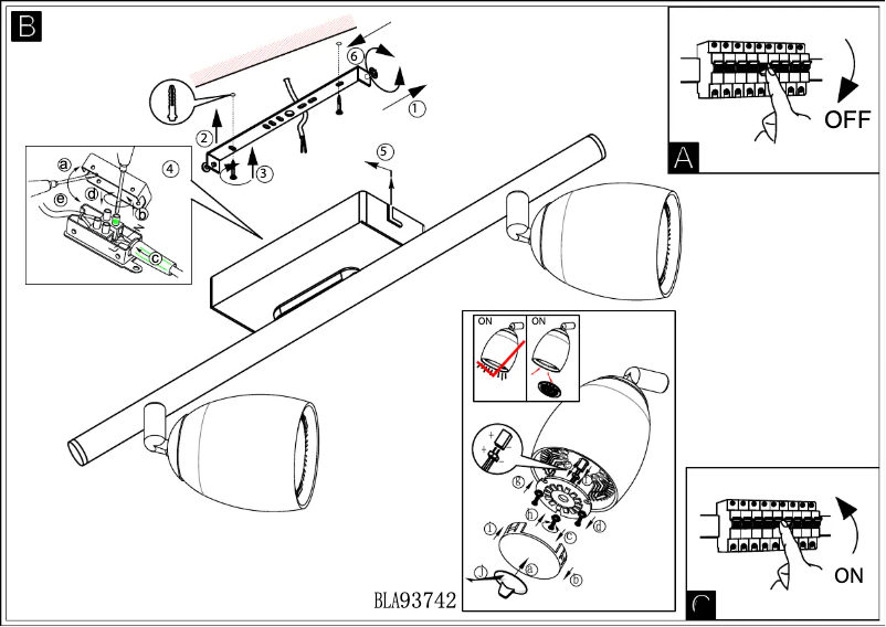 Page n°1 - Manuel utilisateur Eglo Pecero