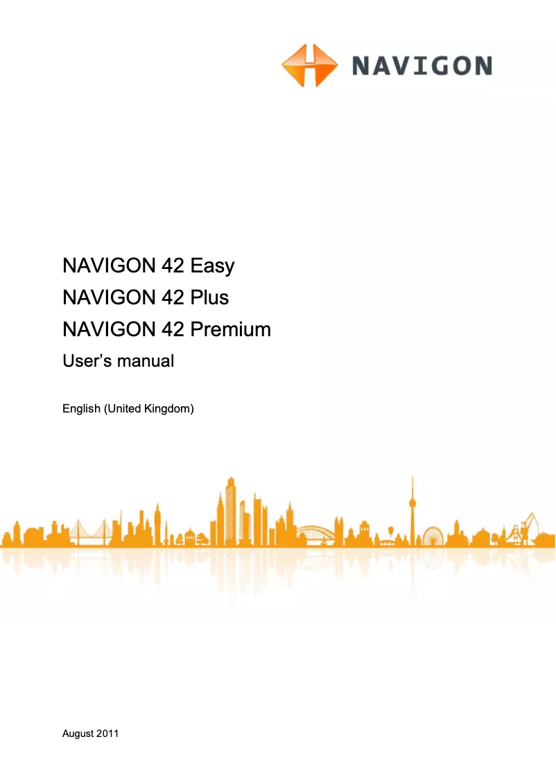 Image de la première page du manuel de l'appareil 42 Easy