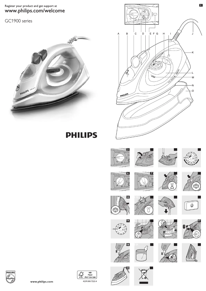 Imagen de la primera página del manual del dispositivo EasySpeed GC1991