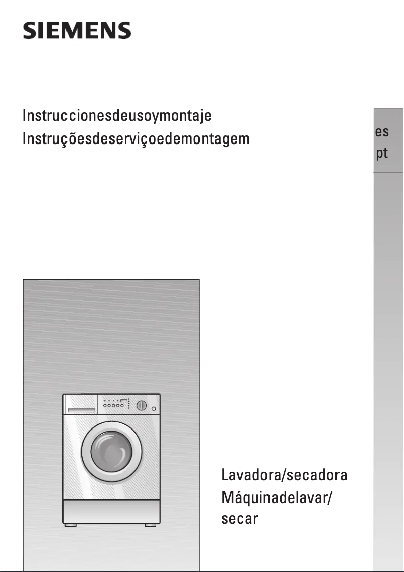 Página 1 del manual Manual de usuario Siemens WDI1442EE