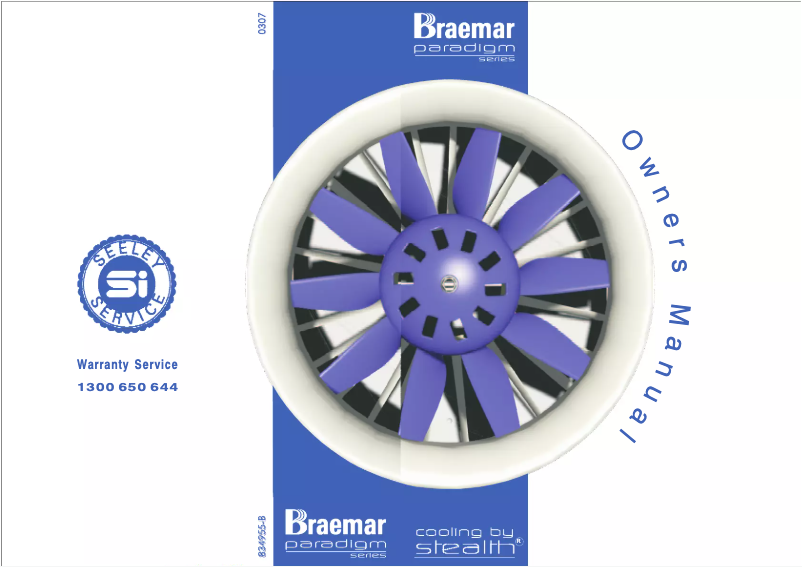 Página 1 del manual Manual de usuario Braemar Paradigm LCB 450