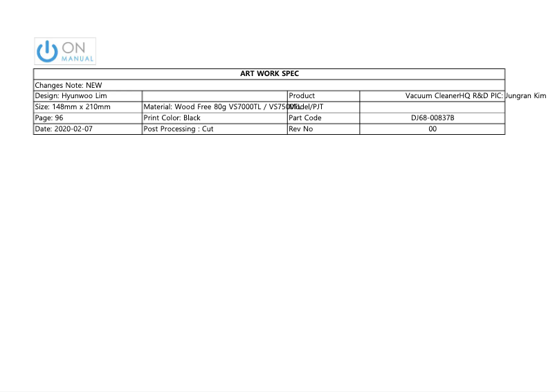 Page 1 de la notice Manuel utilisateur Samsung Jet 75 Complete