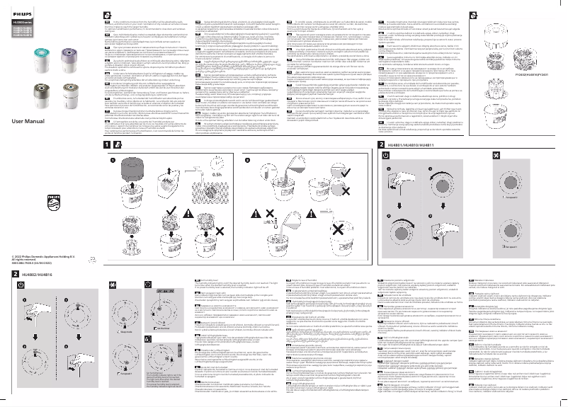 Image de la première page du manuel de l'appareil HU4810