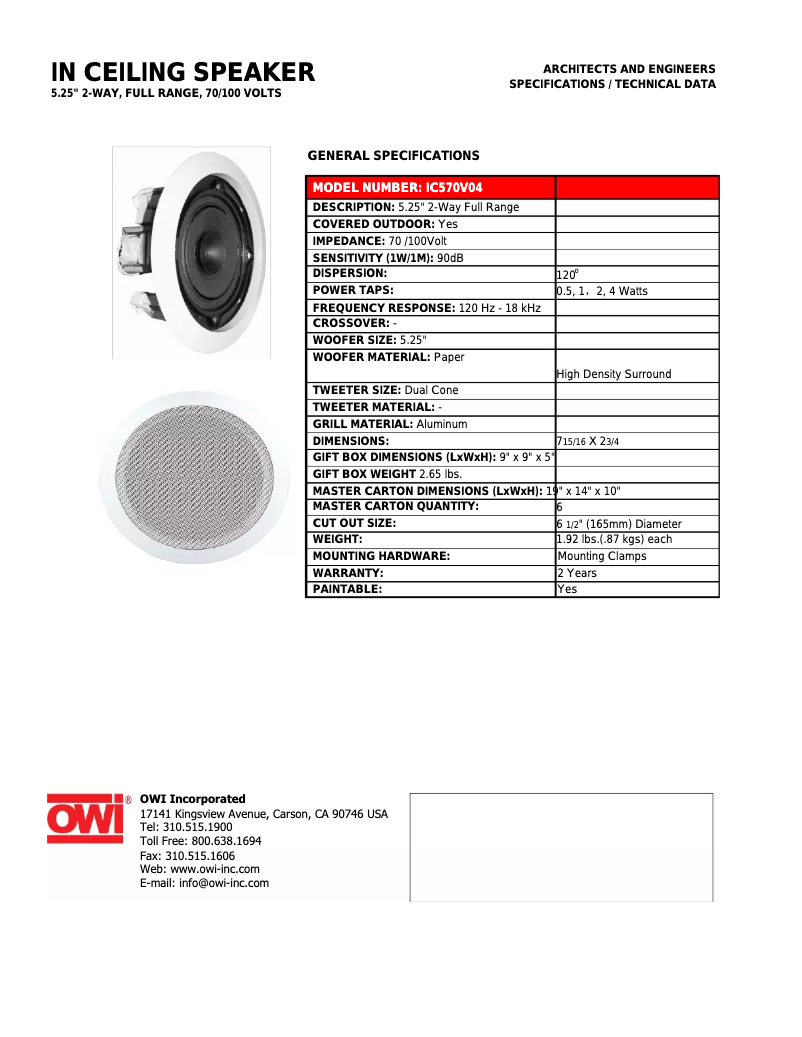 Image de la première page du manuel de l'appareil IC570V04