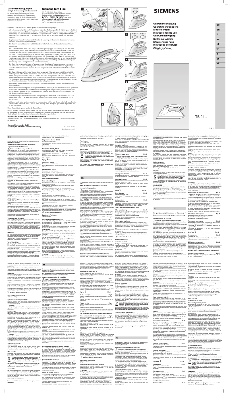 Image de la première page du manuel de l'appareil TB24559