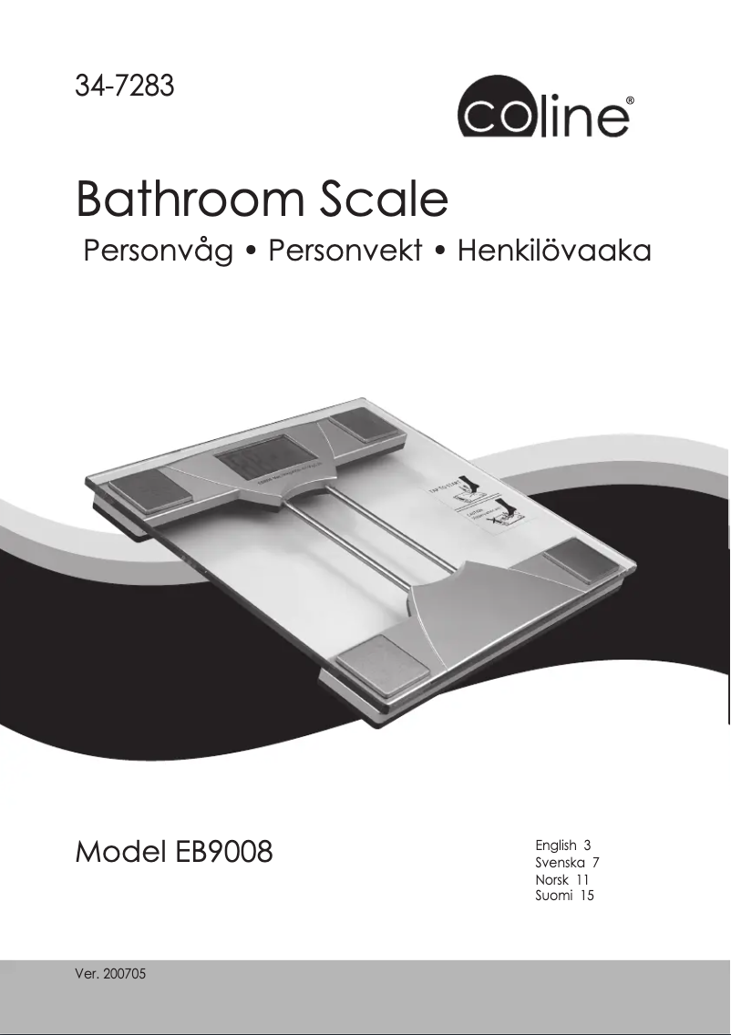 Page 1 de la notice Manuel utilisateur Coline EB9008