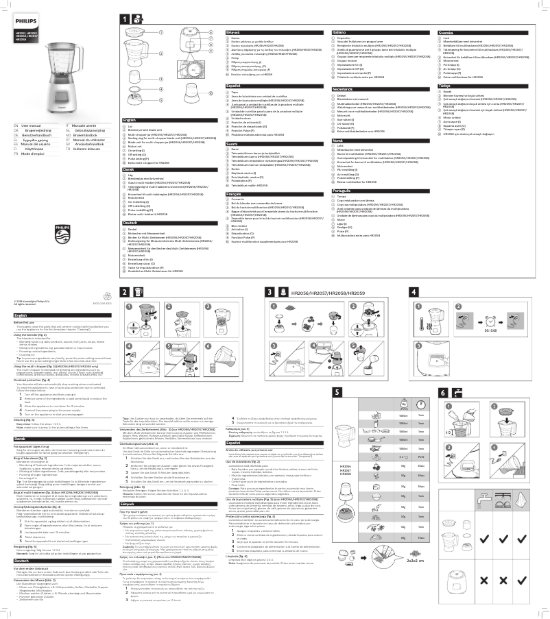 Page n°1 - Manuel utilisateur Philips Daily Collection HR2052