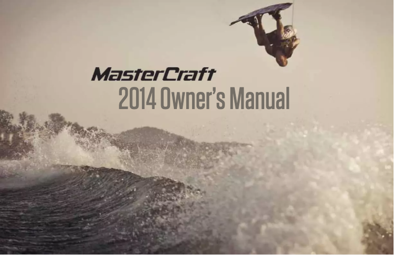 Page n°1 - Manuel utilisateur MasterCraft X10