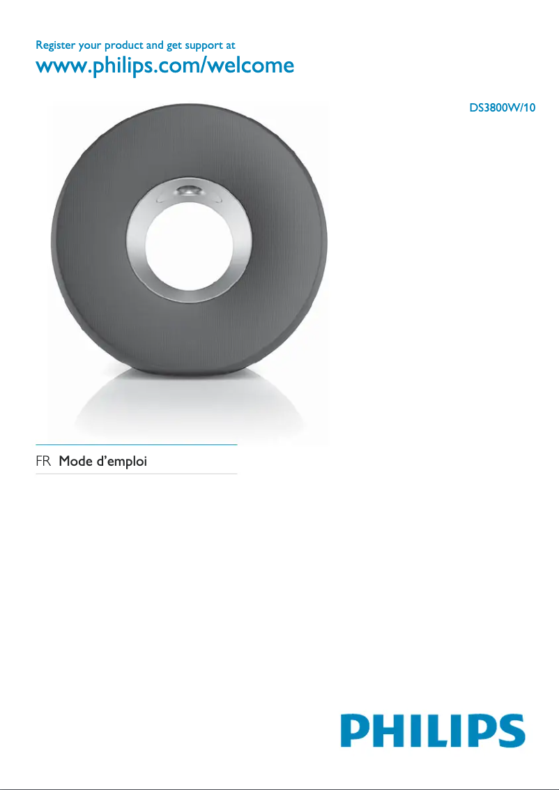 Página 1 del manual Manual de usuario Philips Fidelio DS3800W