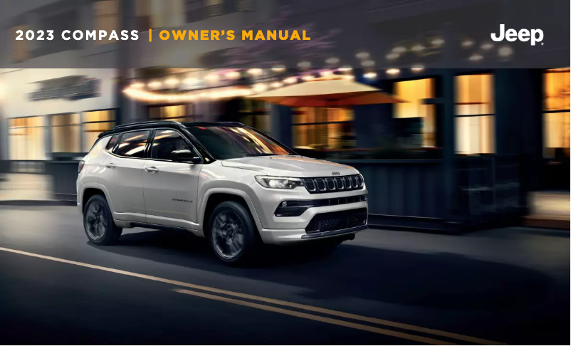 Page 1 de la notice Manuel utilisateur Jeep Compass (2023)