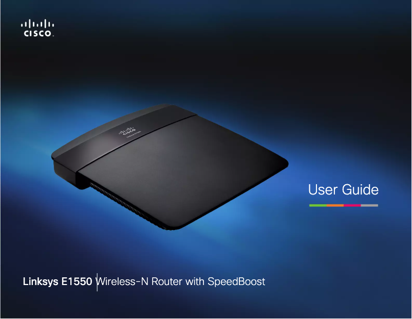 Image de la première page du manuel de l'appareil E1550