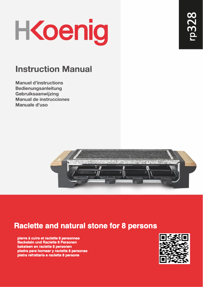 Page 1 de la notice Manuel utilisateur H.Koenig RP328