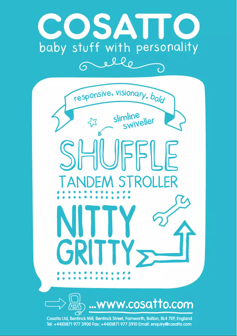Page 1 de la notice Manuel utilisateur Cosatto Shuffle