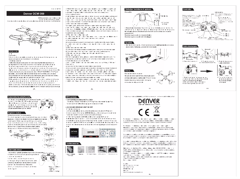 Page 1 de la notice Manuel utilisateur Denver DCW-360