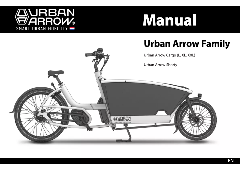 Page 1 de la notice Manuel utilisateur Urban Arrow Cargo L