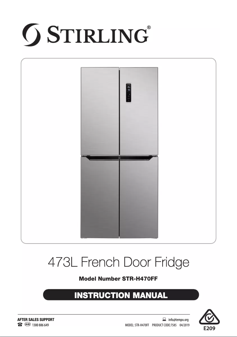 Page 1 de la notice Manuel utilisateur Aldi STR-H470FF