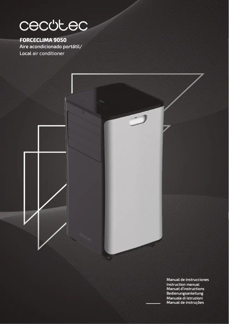 Page 1 de la notice Manuel utilisateur Cecotec ForceClima 9050