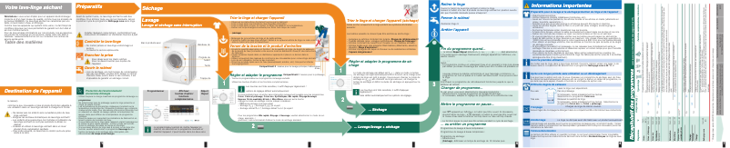 Page 1 de la notice Manuel utilisateur Siemens WD14H360FF