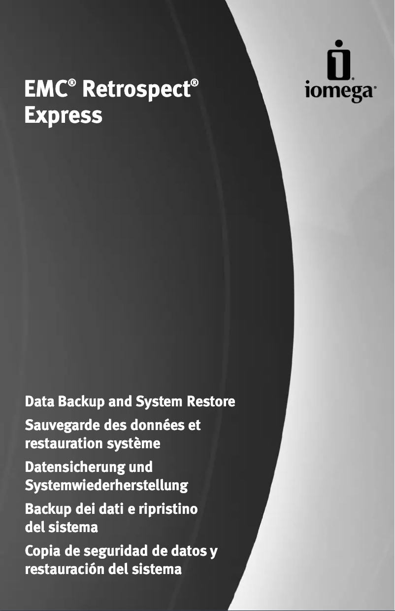 Page 1 de la notice Manuel utilisateur Iomega UltraMax Desktop Hard Drive