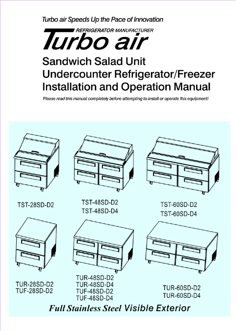 Imagen de la primera página del manual del dispositivo TST-48SD-D2-N