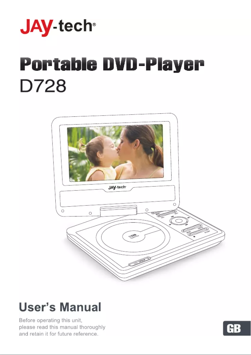 Page 1 de la notice Manuel utilisateur Jay-Tech D728