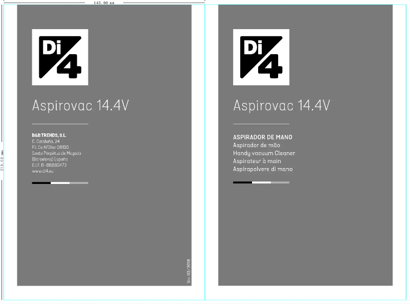 Página 1 del manual Manual de usuario Di4 Aspirovac 14.4V