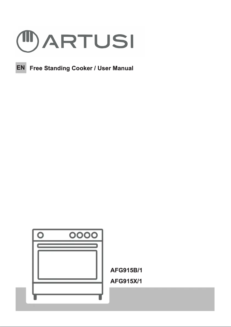 Page n°1 - Manuel utilisateur Artusi AFG915B-1