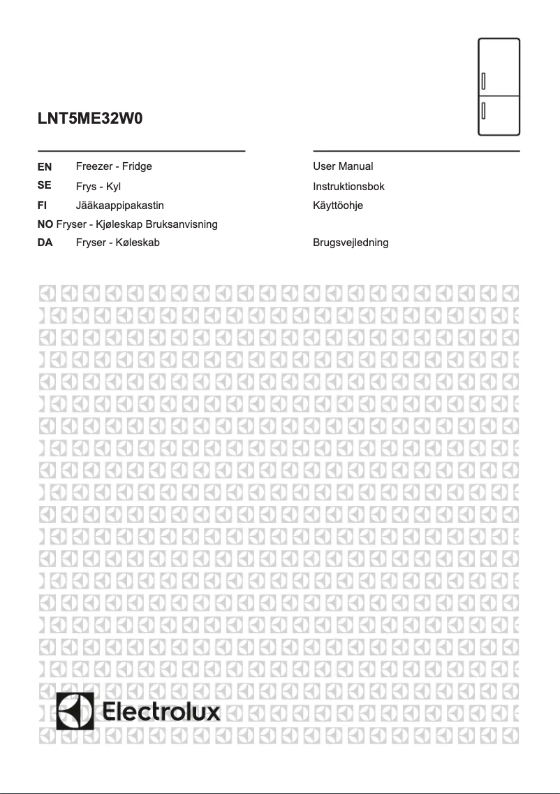Page 1 de la notice Manuel utilisateur Electrolux LNT5ME32W0