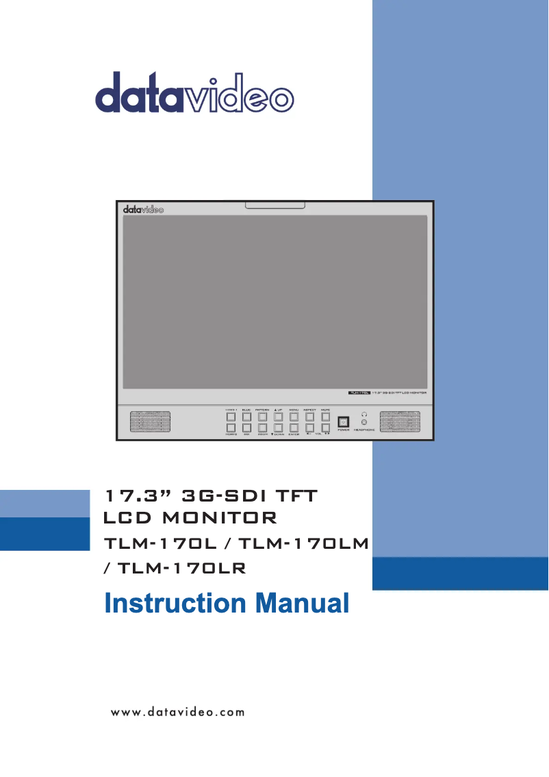 Image de la première page du manuel de l'appareil TLM-170LM