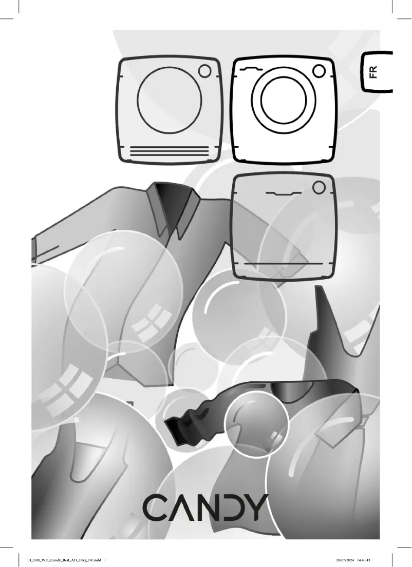Page 1 de la notice Manuel utilisateur Candy BWSD 6106B8-S