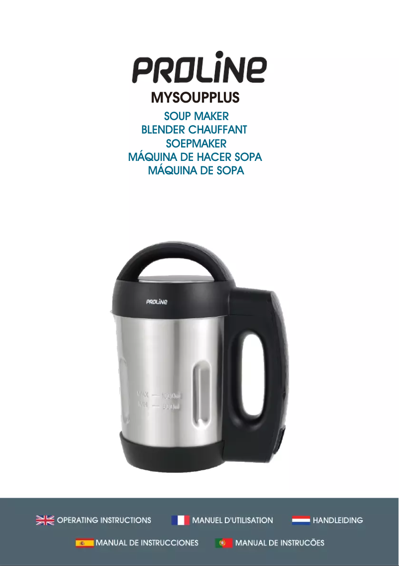 Image de la première page du manuel de l'appareil MYSOUPPLUS