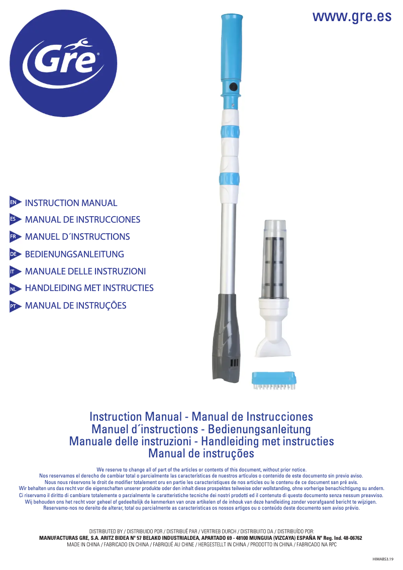 Image de la première page du manuel de l'appareil ABS3