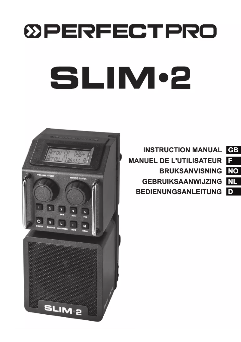 Imagen de la primera página del manual del dispositivo Slim 2