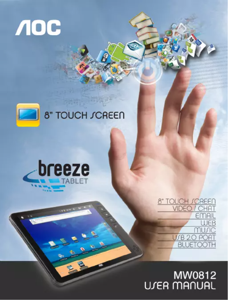 Image de la première page du manuel de l'appareil Breeze 8" MW0812