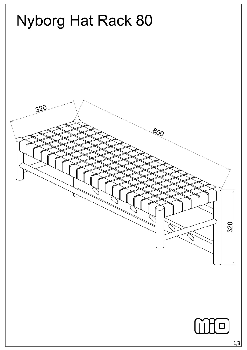 Page 1 de la notice Manuel utilisateur Mio Nyborg